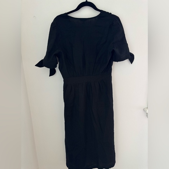 Buffalo Mariposa Tied V-Neck Button-Front Midi Dress NWT - Picture 10 of 14